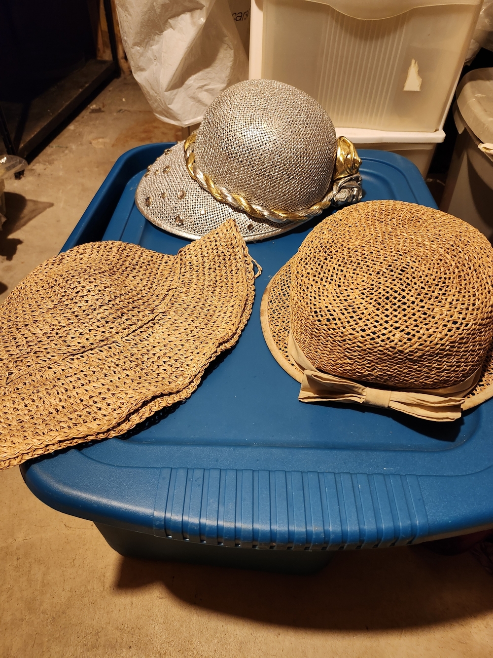 Woven Straw Sun Hat with Bow - Natural Tan